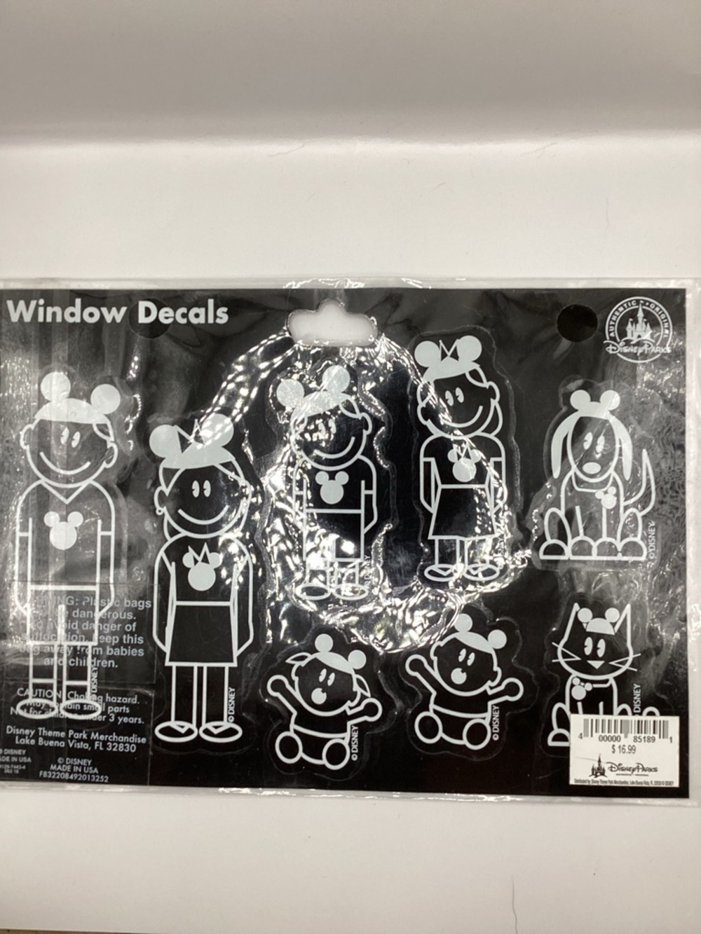 Disney Window Decal Set – Family Mickey Mouse Icons
